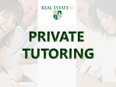Private Tutoring at Real Estate U